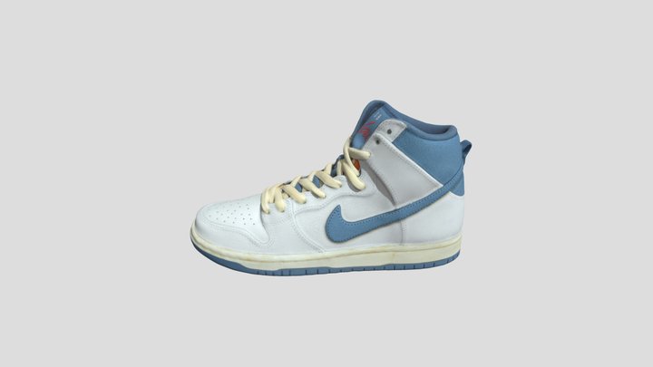 Nike SB Dunk High Familia Blue OX 3D model