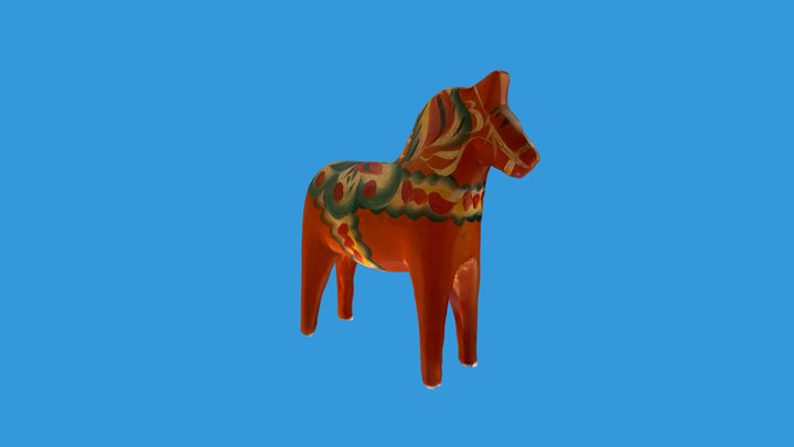 Swedish horse 3D Model