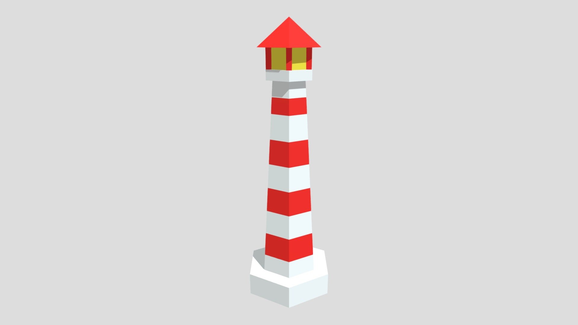 Low-Polly Lighthouse