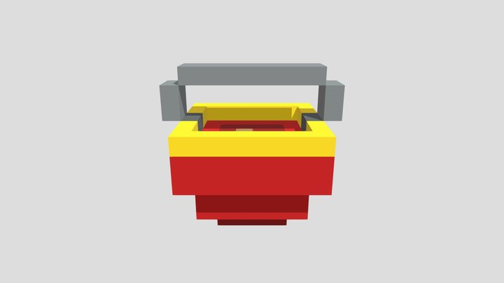 Beach Bucket - Voxel 32x32 – Modello 3D gratuito STL