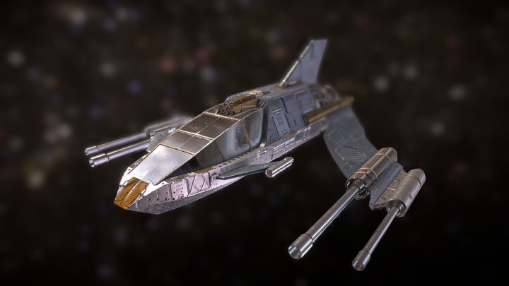 Spaceship 3D Model