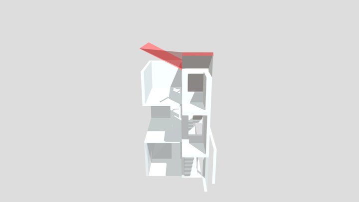 Rueil Escalier-seul-sans-sdb 3D Model