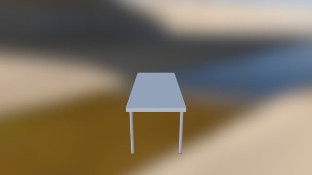 Second Table 3D Model