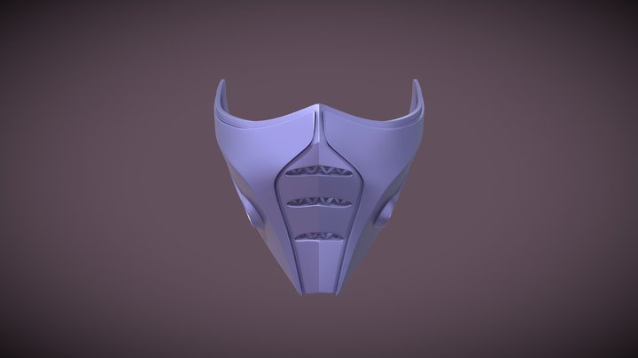 MORTAL KOMBAT 1 MILEENA MASK COSPLAY 2023 3D model 3D printable