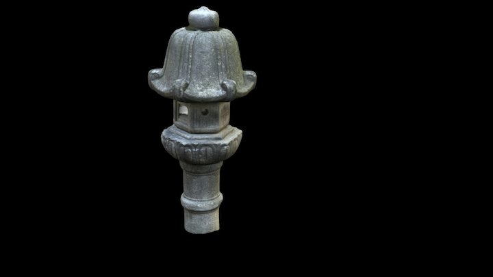 Japanese Lantern 3D Model