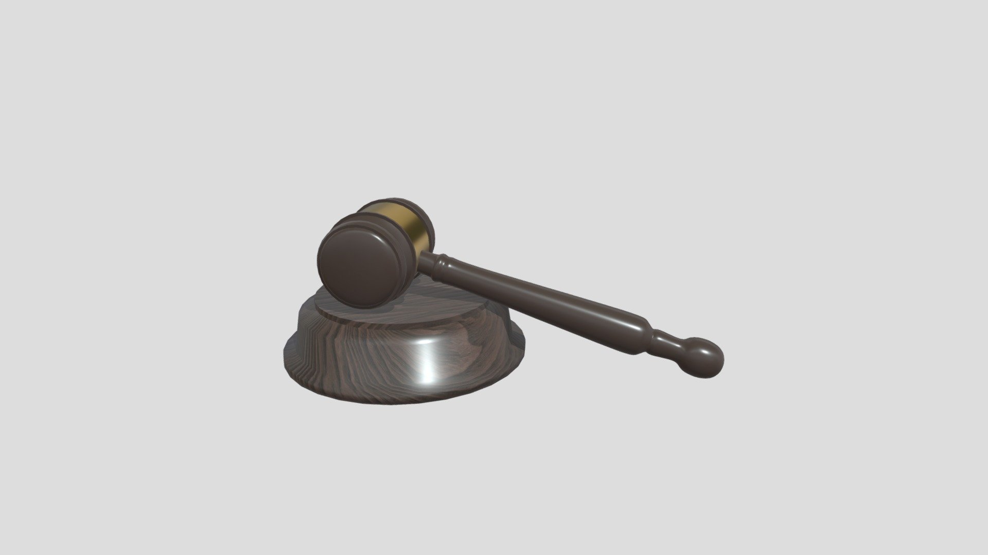 Gavel - Download Free 3d Model By Billyjjackson (@pistonstone) [efc31d8 