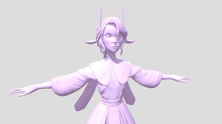 3D Model Retopology - Deneb 3D Model
