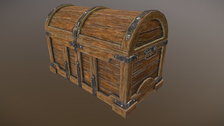 Old Chest 3D Model
