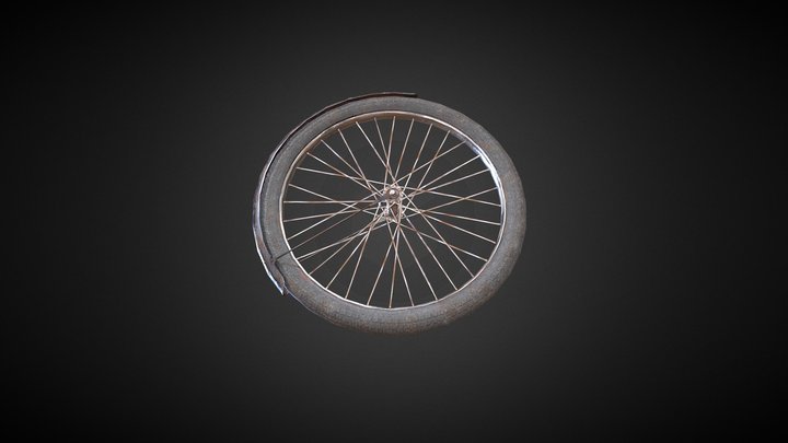 Bicycle wheel 3D Model