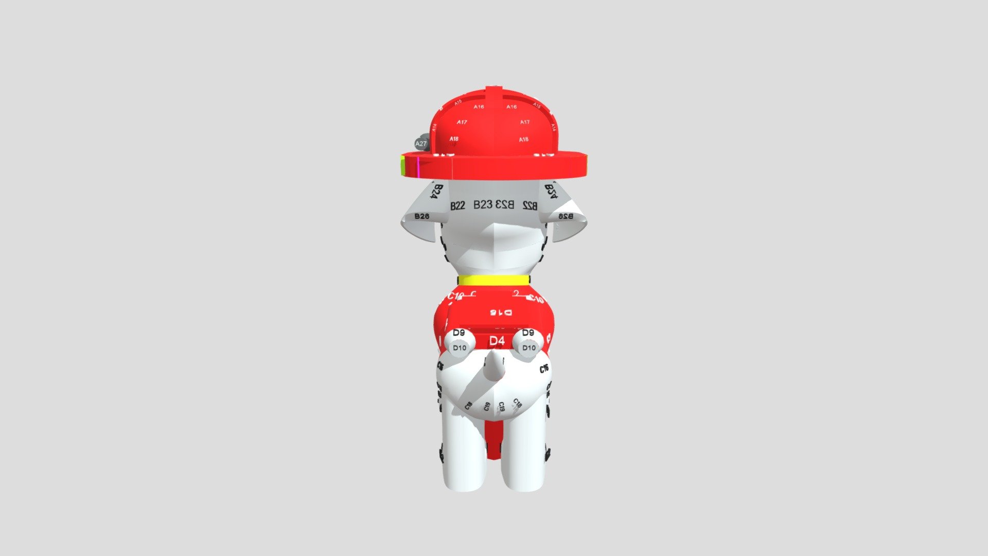 GUIA DE COSTURA MARSHALL 1 — Sketchfab embed 3D viewer
