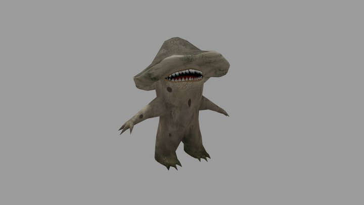 Monster Jamur 3D Model
