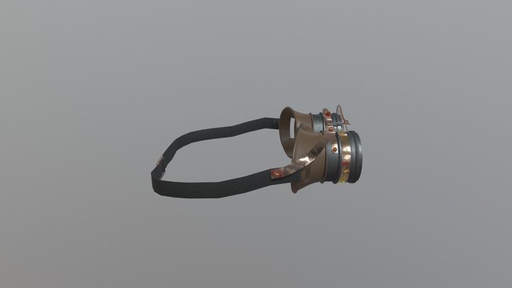googles steampunk 3D Model