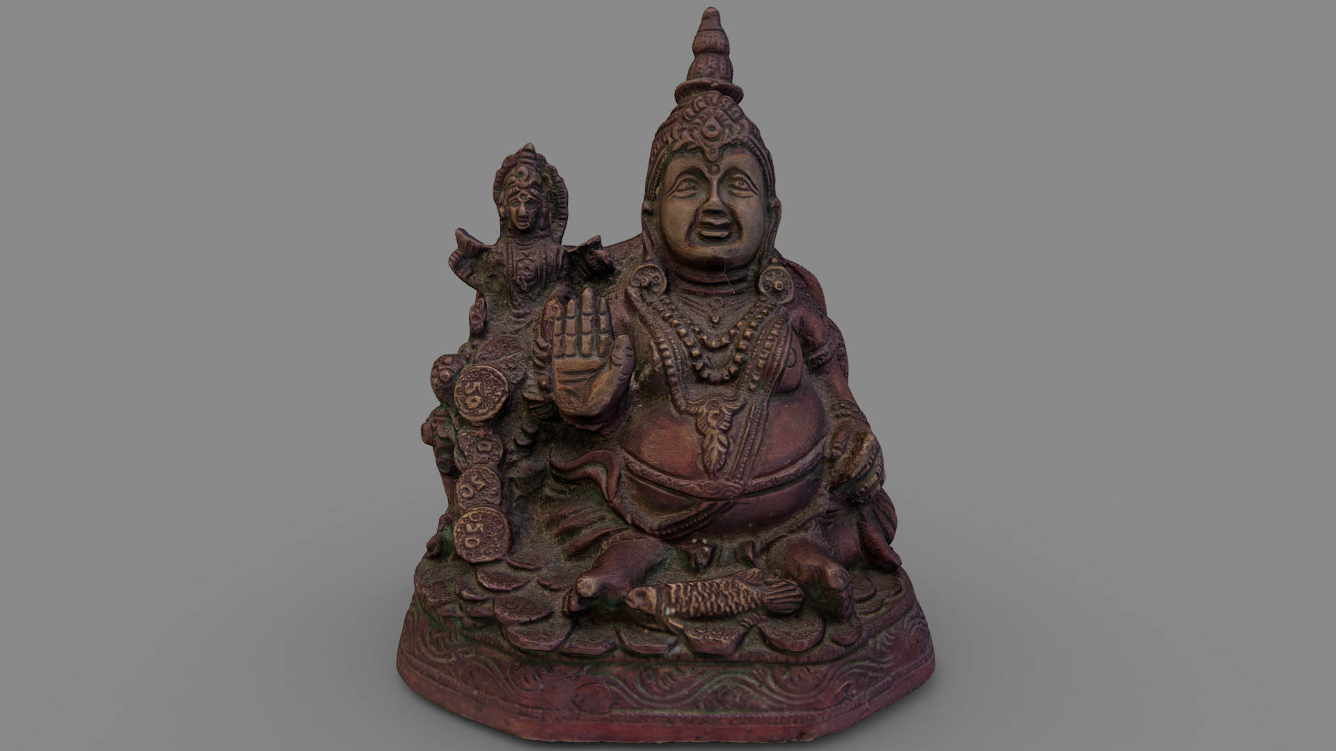 Hindu Kubera Figurine - Download Free 3D model by Tyler Jackson