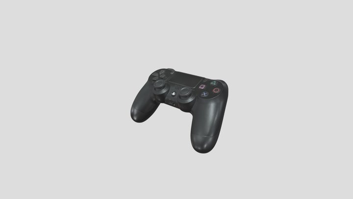 PS4 controller Dualshock 4 3D Model