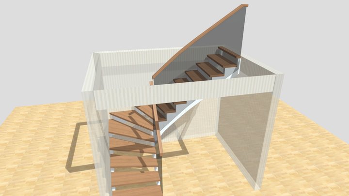 U-stair 3D Model