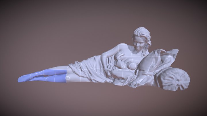 Plastic Madonna 3D Model