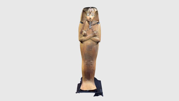 Ramses II Burial Coffin 3D Model