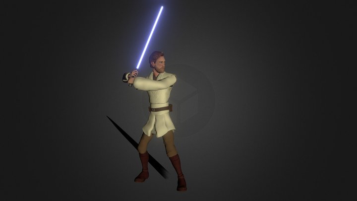 ObiWan Kenobi Star Wars 3D Model