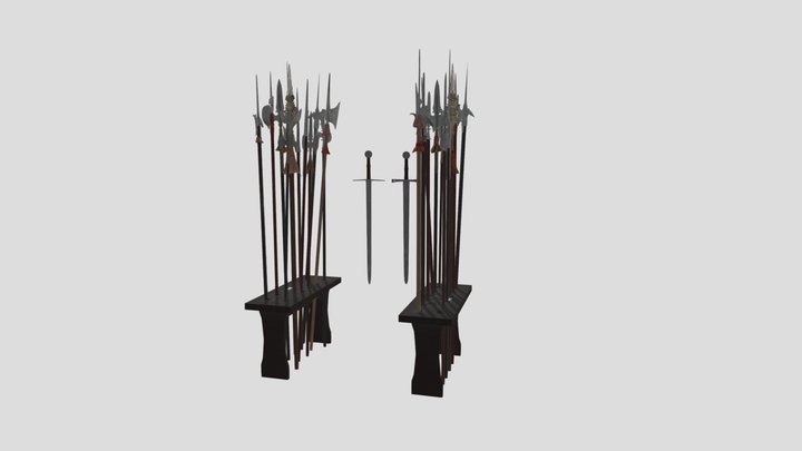 halabardy 3D Model