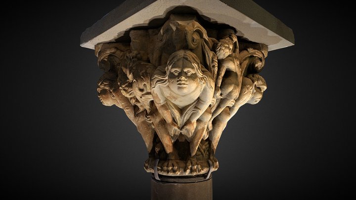 Capitel del Sátiro - San Pedro de Jaca