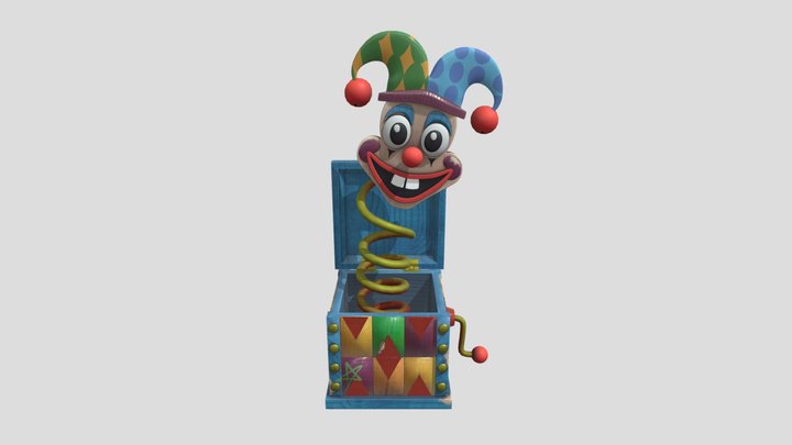 Jack in the Box Animation 3D Model