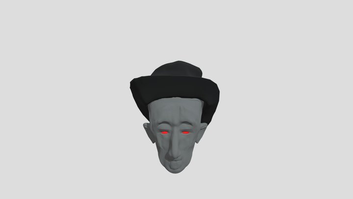 Day 01 Spectral Tom Waits 3D Model