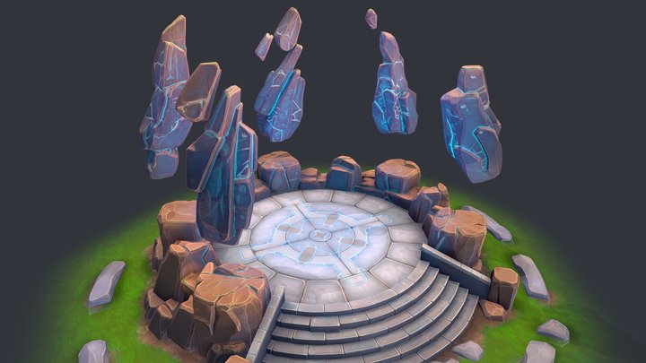 Aether Ruins 3D Model