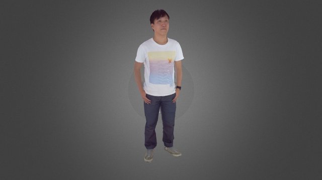 Full body raw scan sample 01 3D Model
