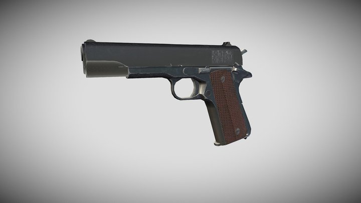 M1911 Pistol 3D Model