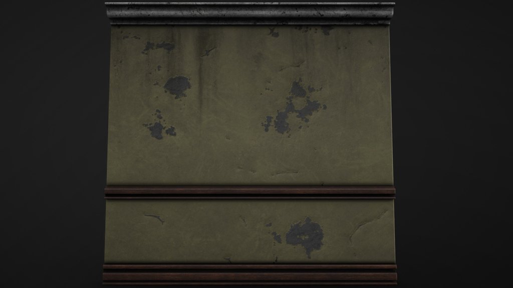 Abandoned Wall – Peeling Paint | PBR Game Asset