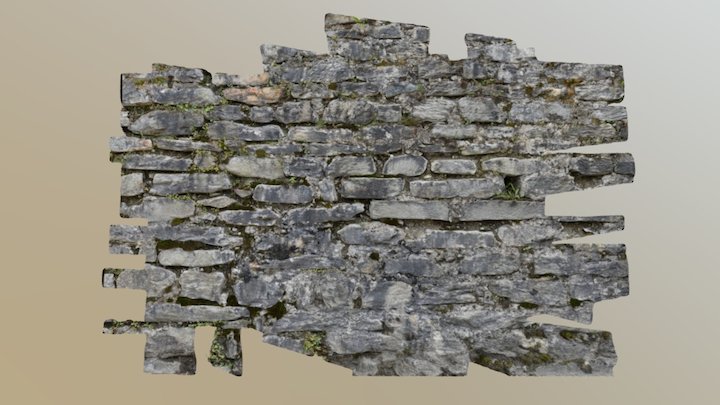 Stone Wall Nr.4 3D Model