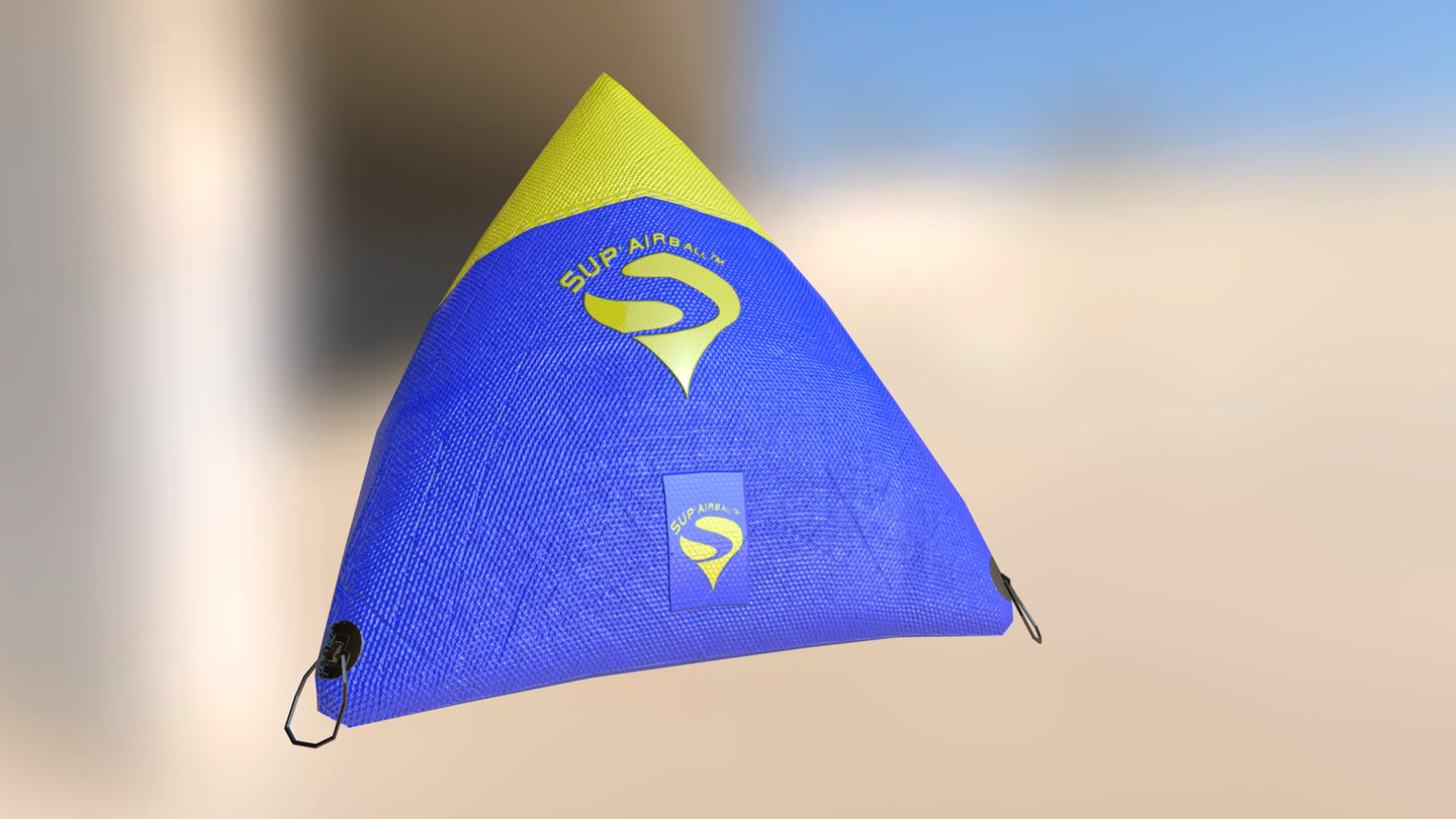 Paintball Inflatable Dorito Bunker V 3.0 3D model by ErixonCedeno