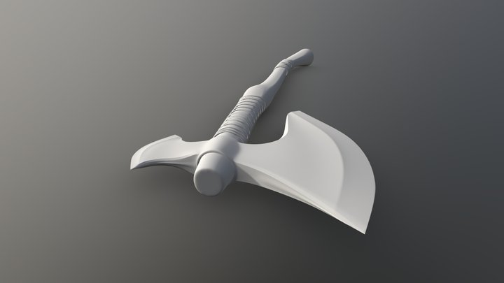 Viking Axe 3D Model