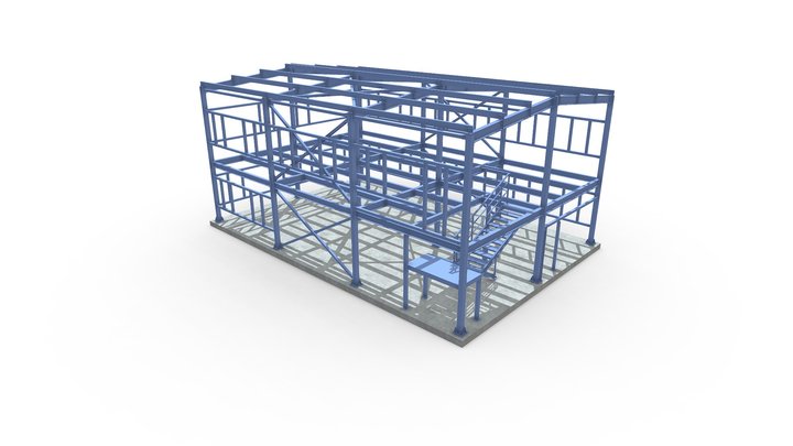 Административно бытовой корпус 9,8х14,8м 3D Model