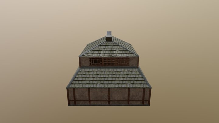 Ancient China House 3D Model