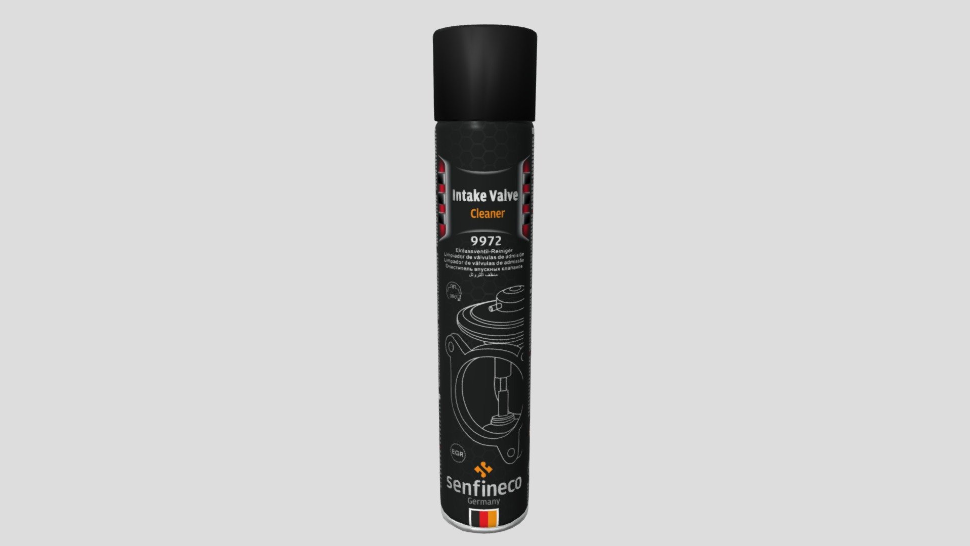9972 Intake Valve Cleaner — Sketchfab embed 3D viewer