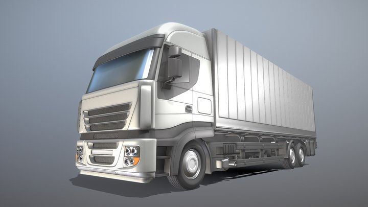 Truck 2 (High-Poly Version) 3D Model