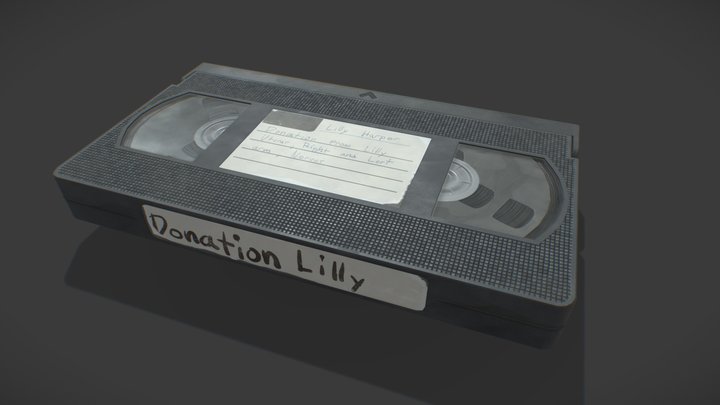 VHS Tape 3D Model