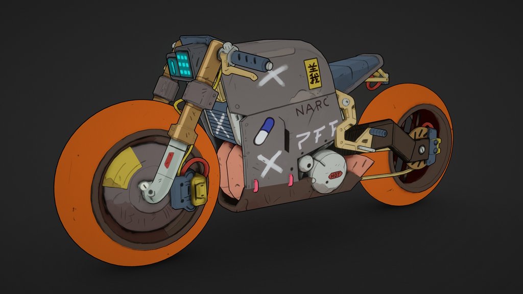 Cyberpunk bike