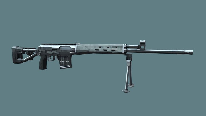 Dragunov SVDM 3D Model