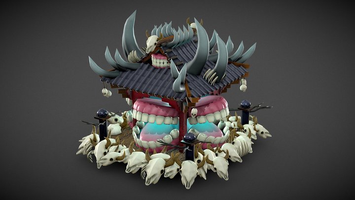 Malevolent Shrine | Jujutsu Kaisen 3D Model