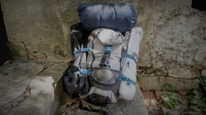 Sac à dos bivouac 3D Model