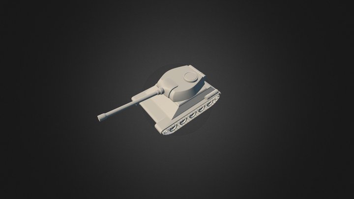 Tank T34 3D Model