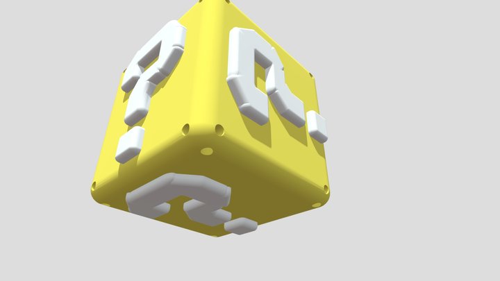 Mario ? block 3D Model