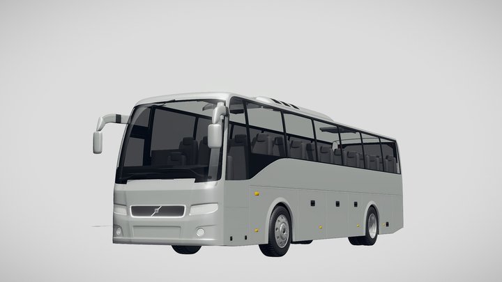 Volvo 9700 Bus Coach 3D Model