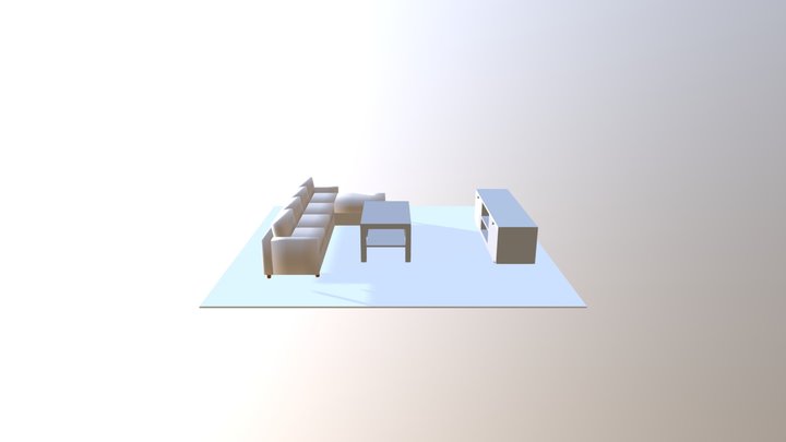 客廳 3D Model
