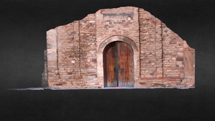 Puerta iglesia Santa Maria. Terrassa 3D Model