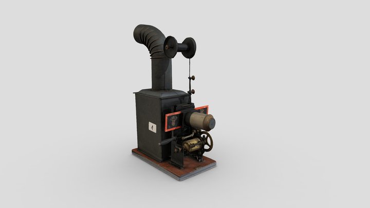 Szőts István saját Laterna Magicája 3D Model
