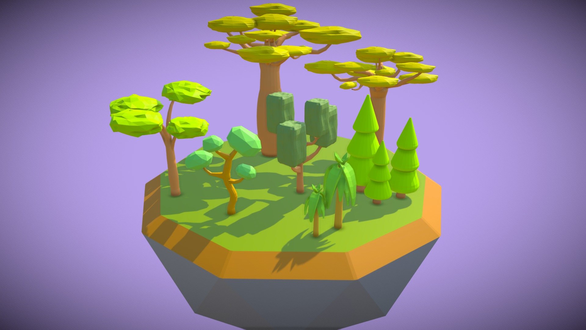 Low Poly Trees