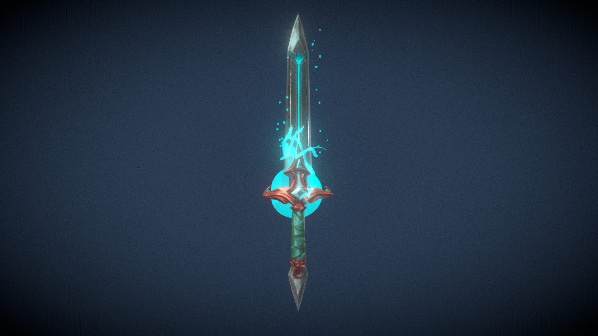 Demon Dagger Stylized - 3D model by annycastroart [efd27a0] - Sketchfab